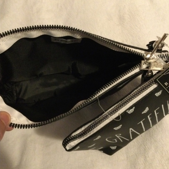 Rae Dunn Set of 2 Clutch Cosmetic Bags - Picture 9 of 11